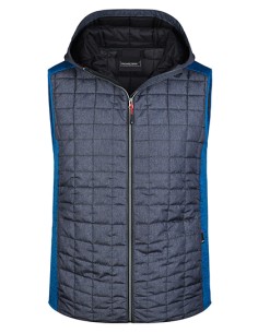 J-JN768-Mens Knitted Hybrid Vest 2